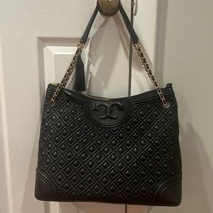 Tory Burch Fleming leather tote